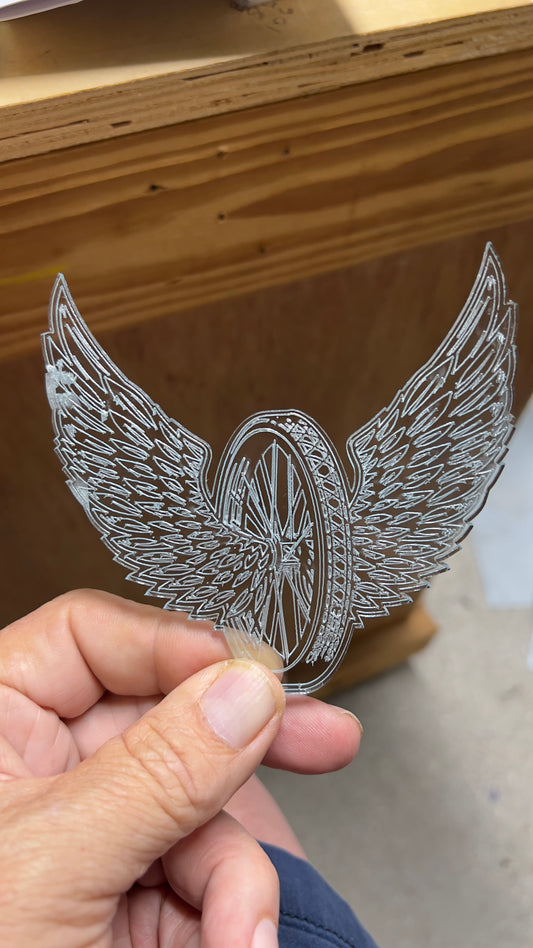 Clear Acrylic Cut out