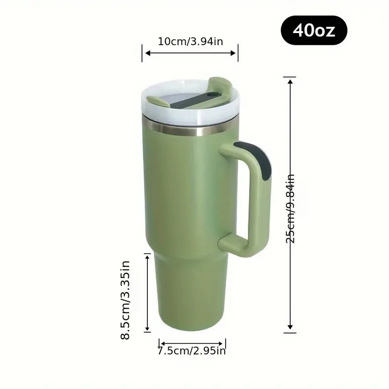 40 oz Tumbler image with Dimensions